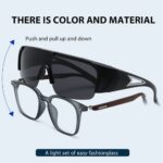 Sports Sunglasses 3538 Polarized Photochromic Clip-on Set